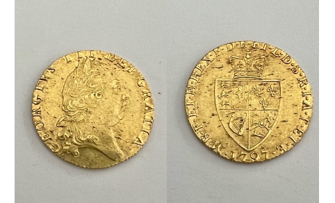 Inghilterra, Giorgio III, Ghinea 1797 qFDC